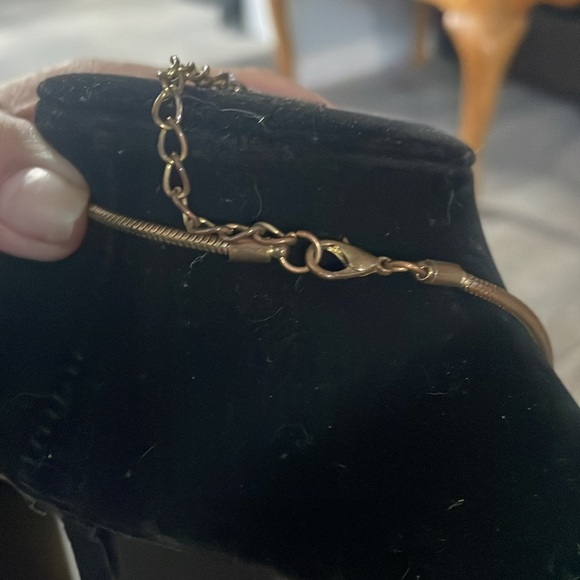 Steve Madden pink rhinestone goldtone necklaces - Picture 6 of 6